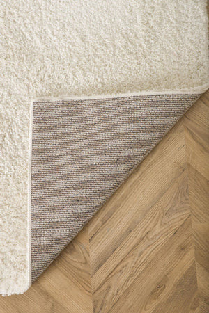 Walter Pluto White Rectangular Carpet | 340x240 cm Soft Polyester Area Rug