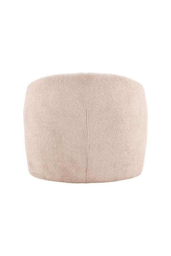 Warren Beige Armchair | Modern Bouclé Fabric Accent Chair for Living Room Comfort