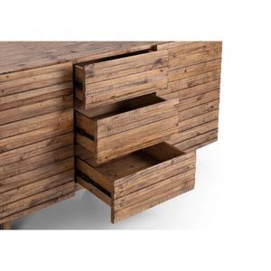 Woburn Reclaimed Pine Sideboard – Rustic Storage Cabinet – FSC® Recycled Wood (INT-COC-002320) - Sleek Furniture