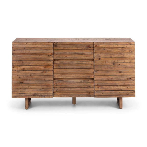 Woburn Reclaimed Pine Sideboard – Rustic Storage Cabinet – FSC® Recycled Wood (INT-COC-002320) - Sleek Furniture